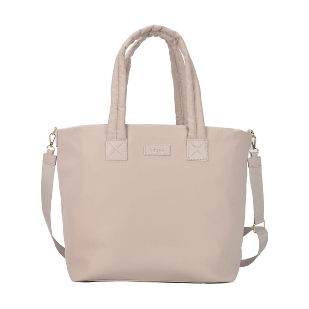 Tosca Pink Stone Women's Lightweight Large Nylon Metro Tote Travel Bag