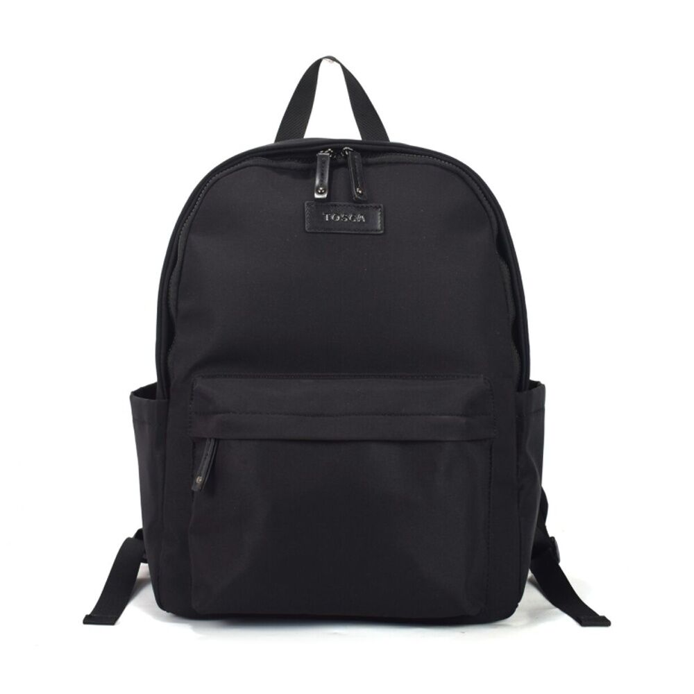 Tosca Black Women's Lightweight Large Nylon Metro Travel Backpack