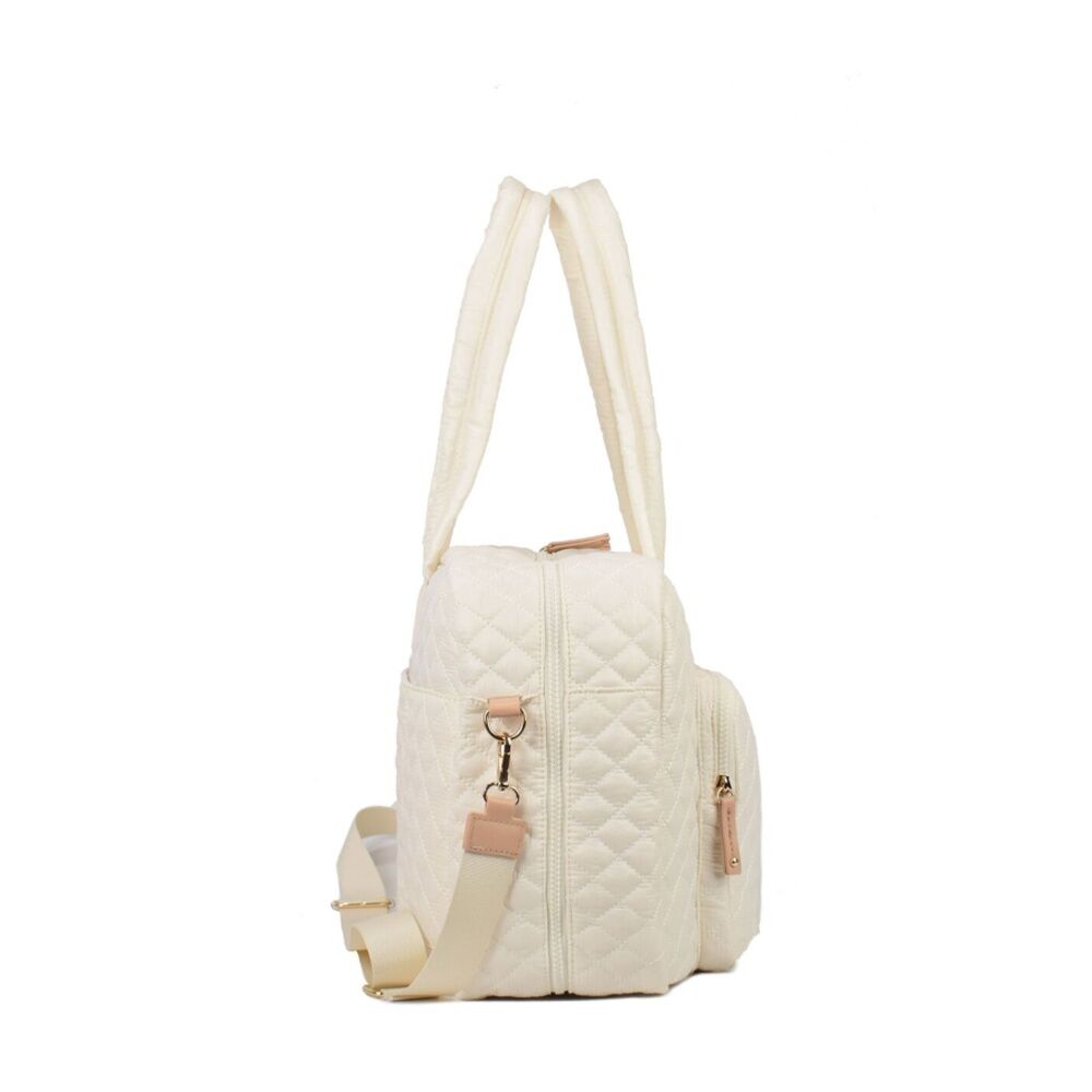 Tosca Mushroom Women's Lightweight Quilted Metro Split Tote Travel Bag — image 2