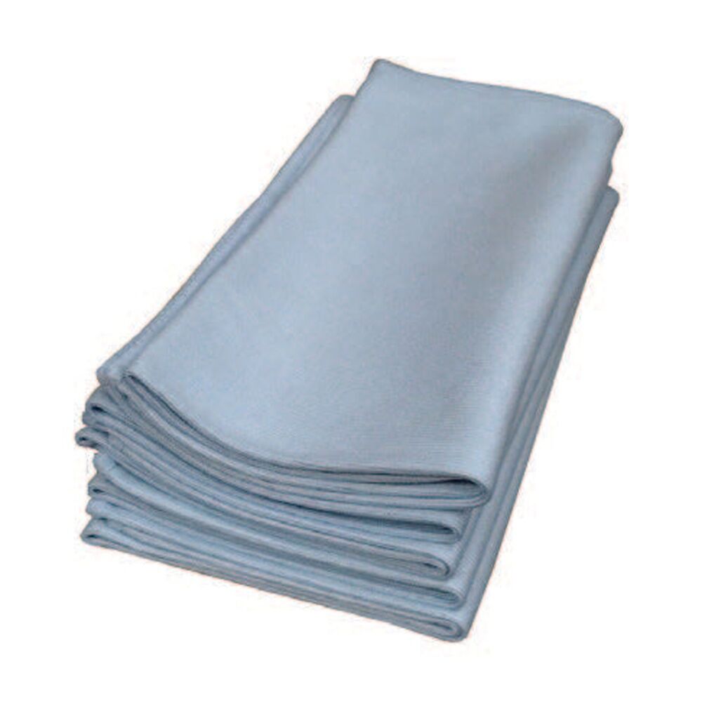 Cleanstar Microfibre Cleaning Cloth Glass & Mirror Non Abrasive 40x40cm Grey (5 Pack)