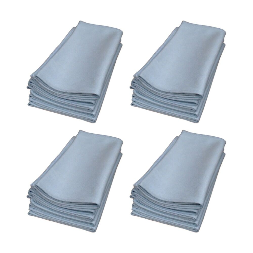 Cleanstar 5pk Cleanstar Microfibre Cleaning Cloth Glass & Mirror 40x40cm Grey (4 Pack)