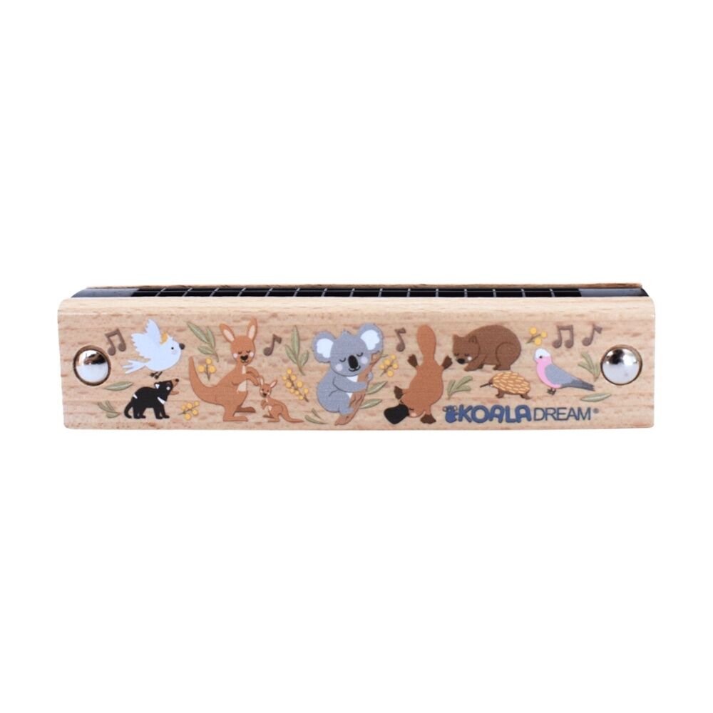 Koala Dream 3y+ Bush Buddies Aussie Animals Wooden Harmonica Musical Toy