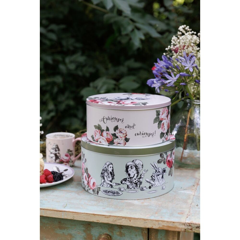 Mikasa V&A Alice In Wonderland Cake Tins Decorative Storage Set (2 Pieces) — image 3