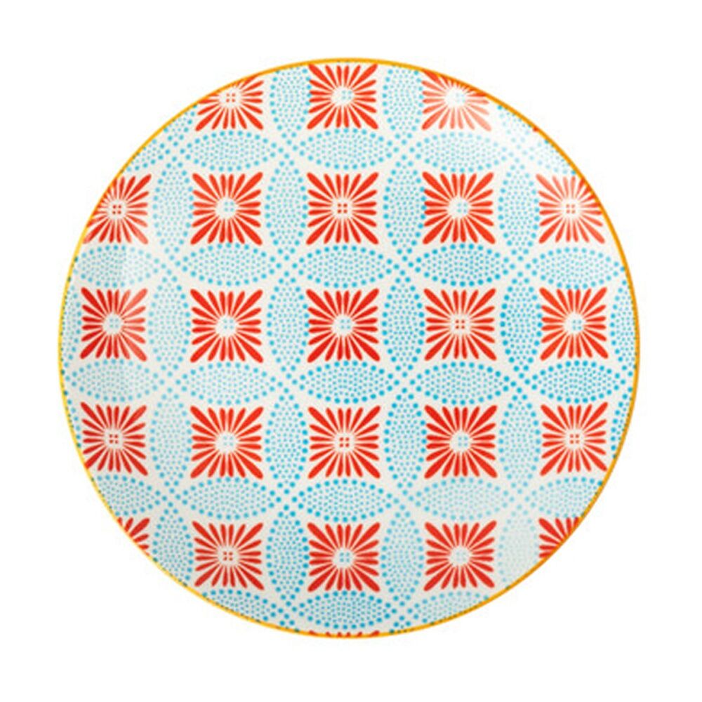 Mikasa Blue Mosaic Stoneware Side Plate 18cm Dishwasher Microwave Safe Mikasa — image 3