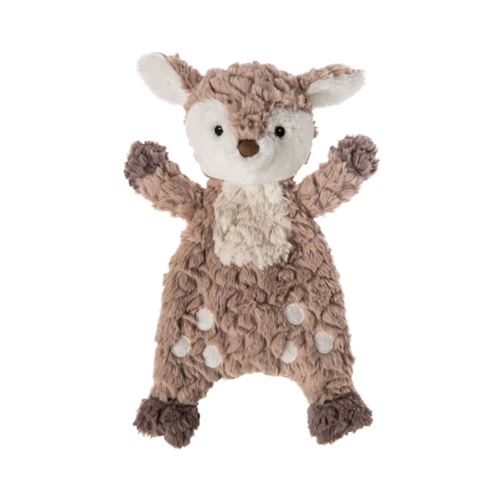 Mary Meyer Nursery Fawn Lovey Baby Soft Plush Cuddle Toy Blanket 28cm Brown