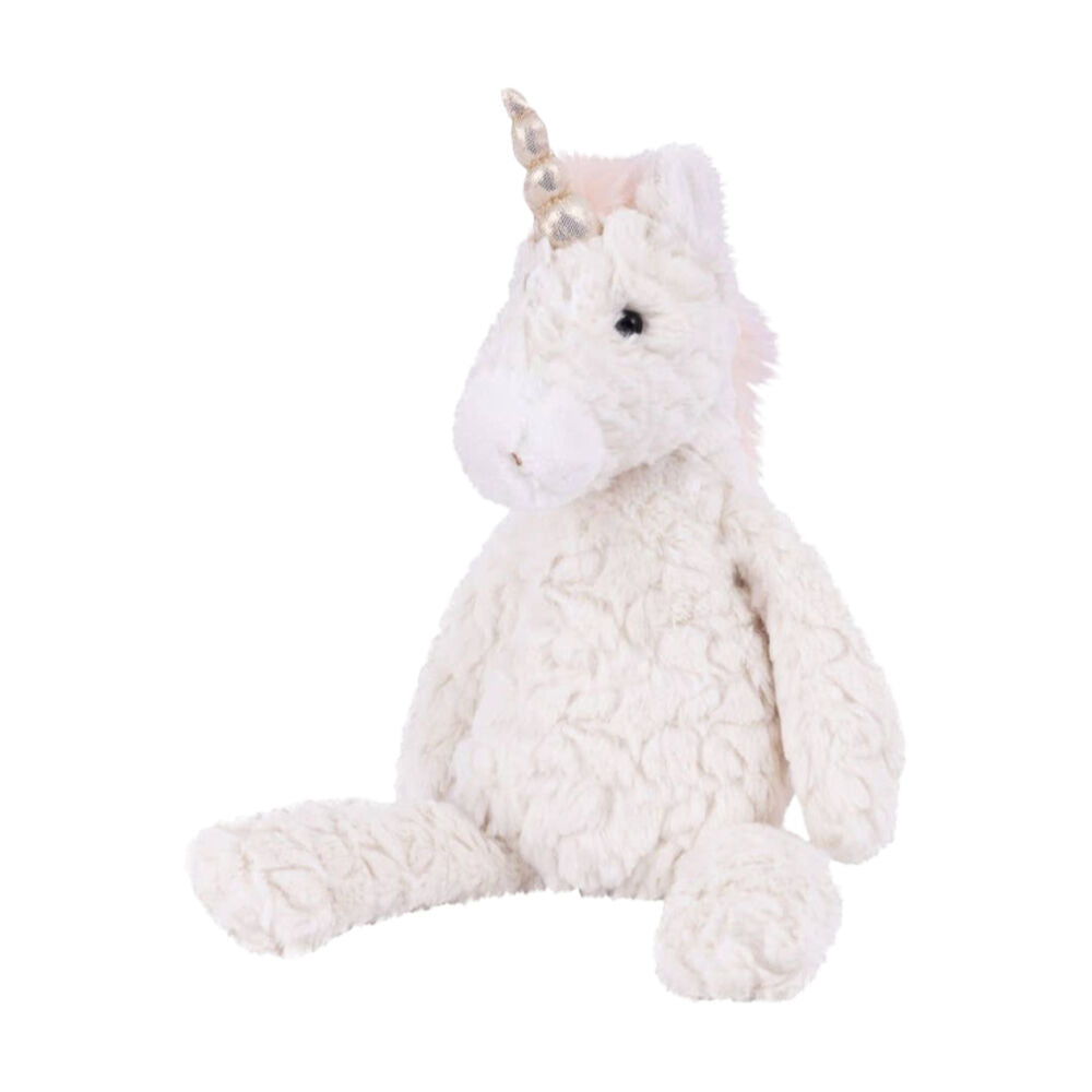 Mary Meyer Cream Unicorn Soft Putty Plush Weighted Fabric Beans Animal Toy 28cm