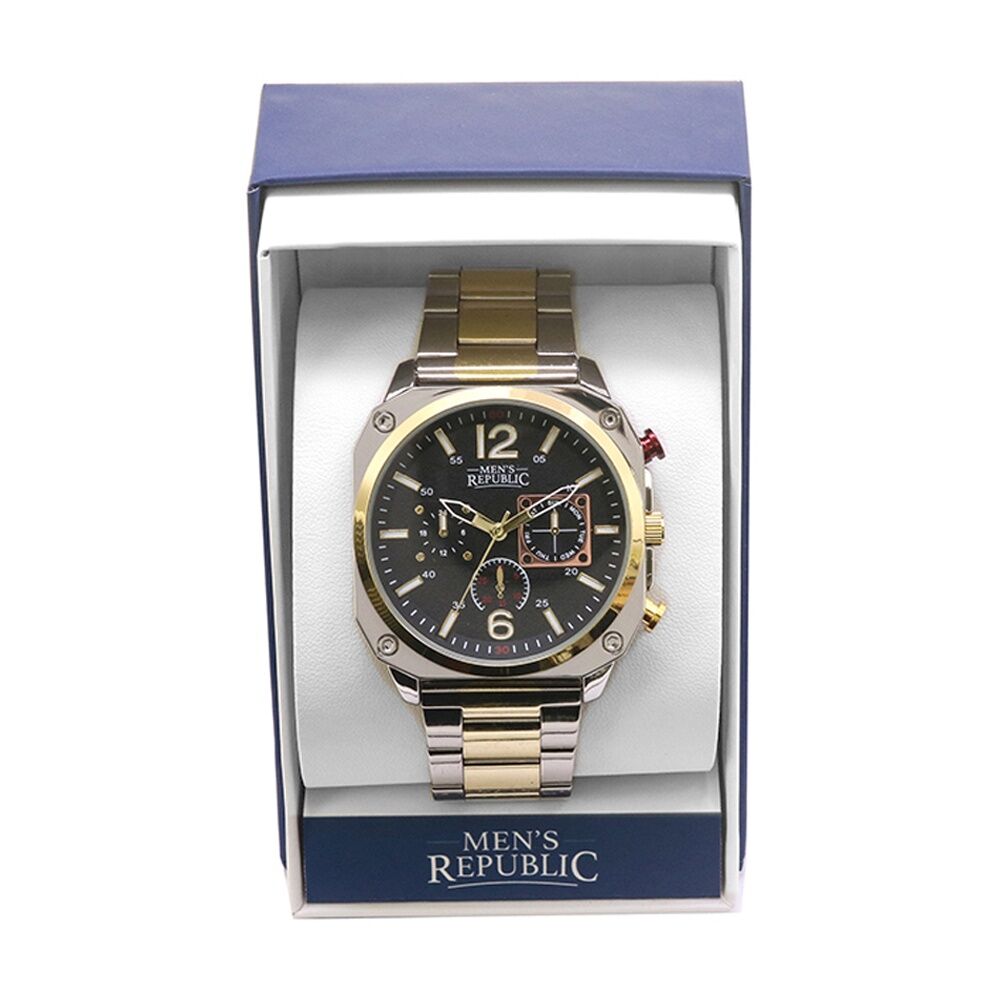 Men's Republic Watch Limited Series Alloy Signature Gold Silver Men's Republic