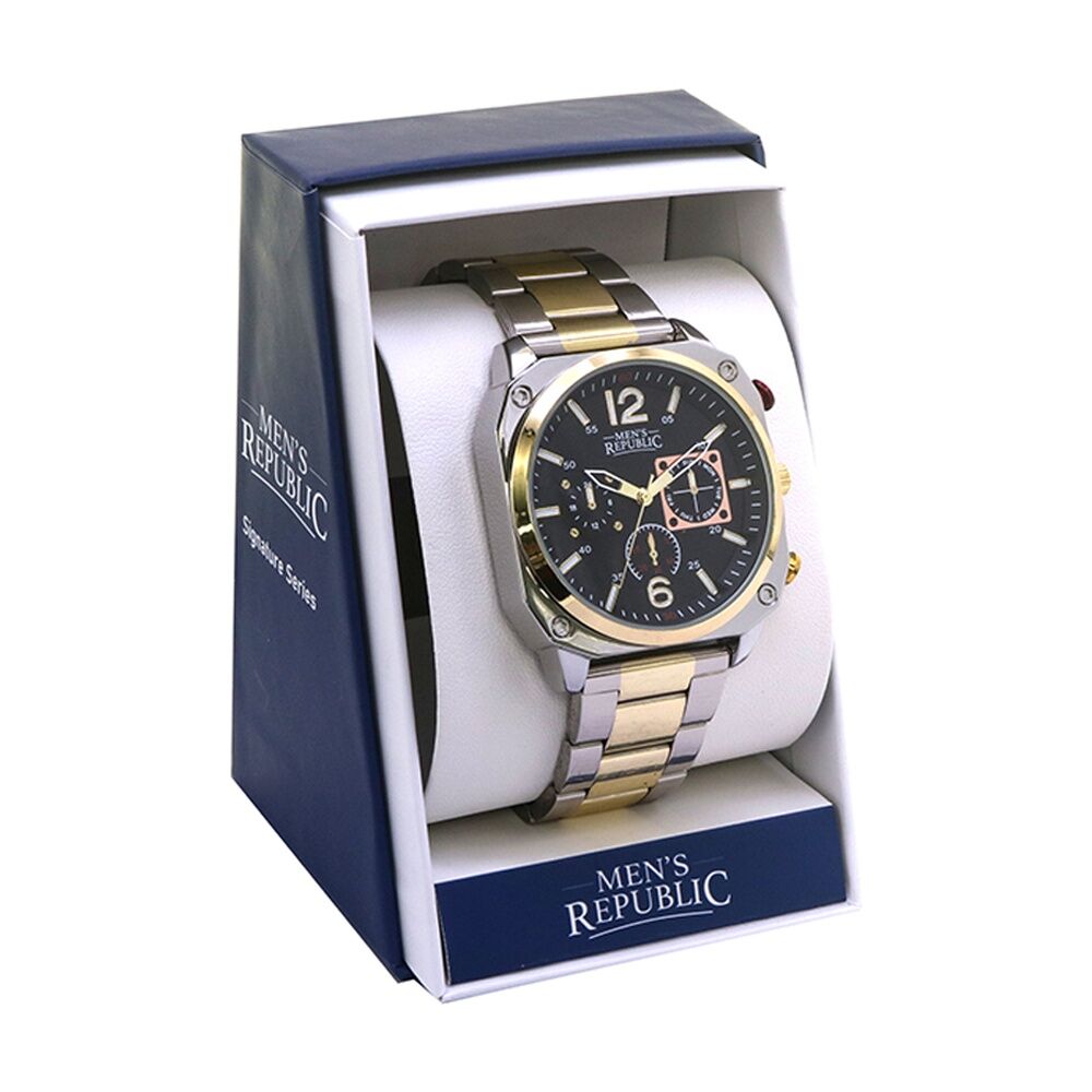Men's Republic Watch Limited Series Alloy Signature Gold Silver Men's Republic — image 2