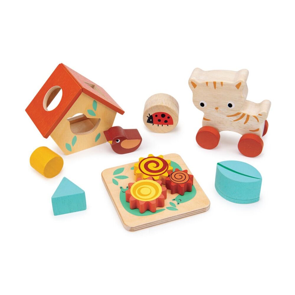 Mentari Garden Playtime Set Shape Sorting Sensory Toys Kids 1y+ Mentari — image 2