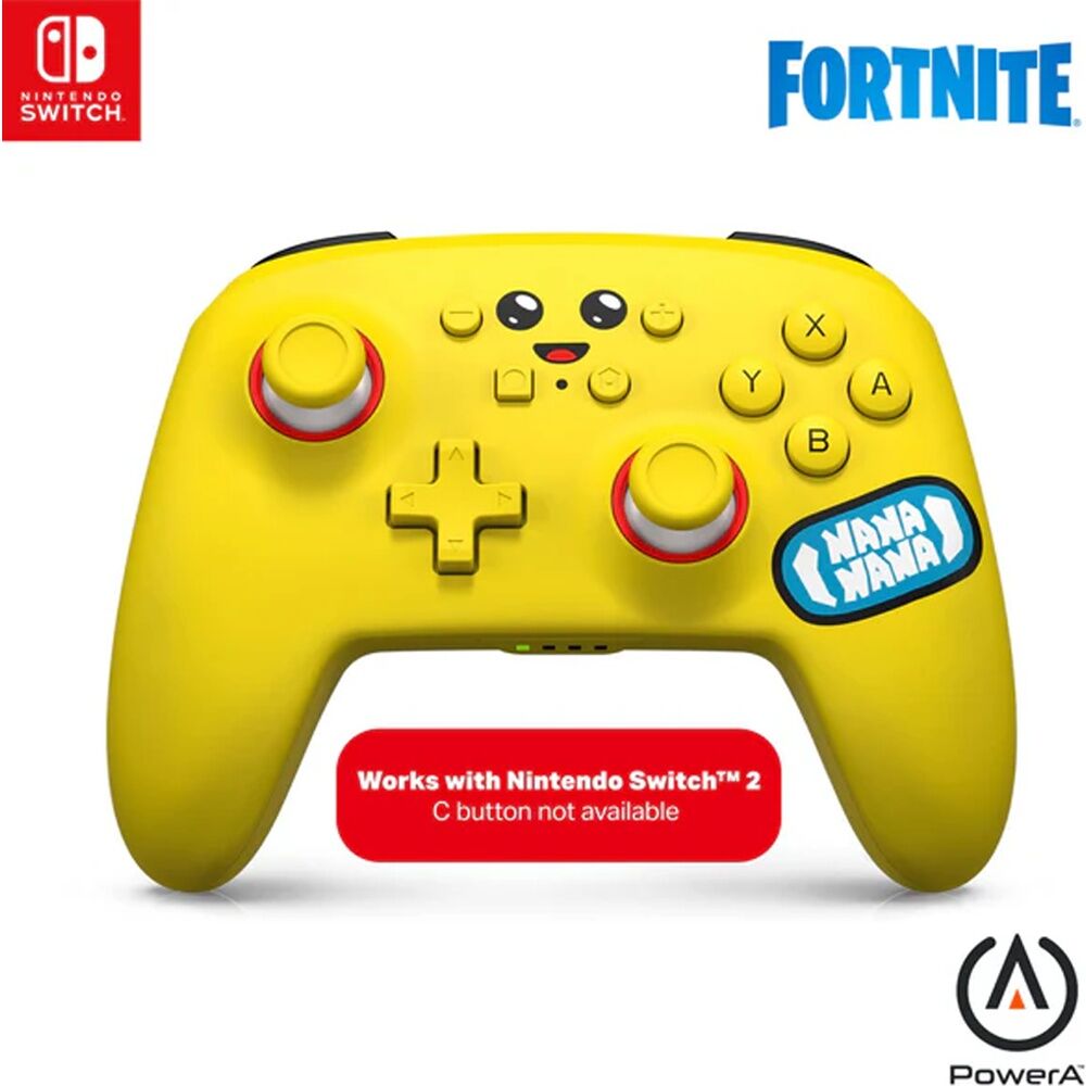 Powera Yellow Nintendo Switch Enhanced Wireless Controller Peely Banana Design — image 2