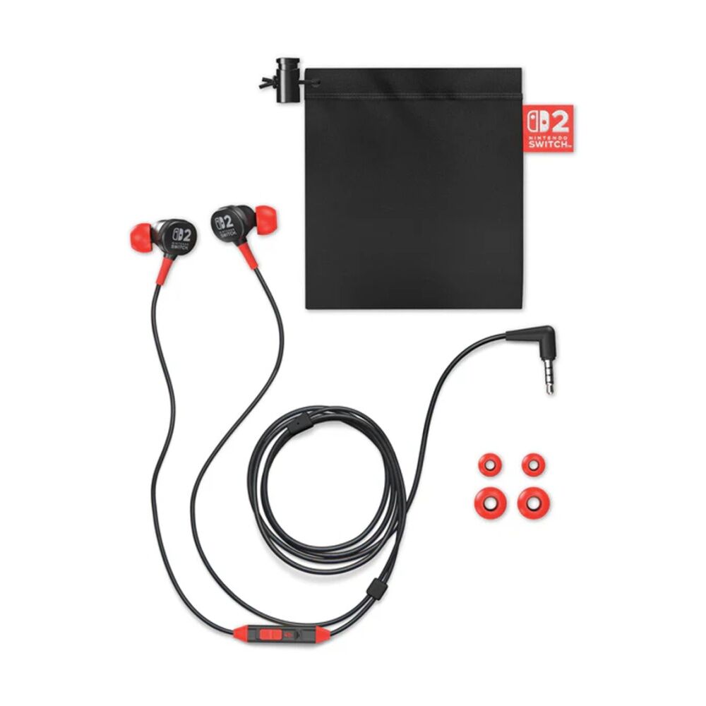 Powera 3.5mm Jack Nintendo Switch 2 Wired Earbuds w/ Mic Drawstring Bag — image 6