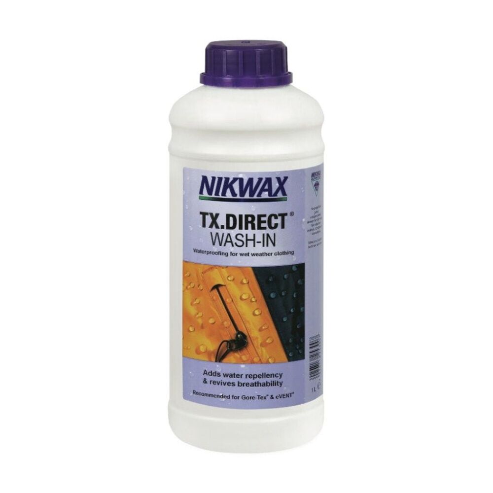 Nikwax TX Direct Wash-In Waterproofing For Outdoor Wet Weather Clothing 1L Nikwax