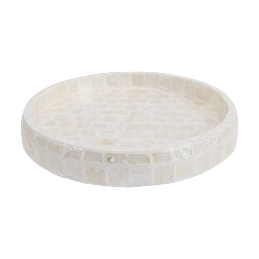 LVD Lazy Susan Edge 25cm - Shell And Bamboo Turntable With Mosaic Design