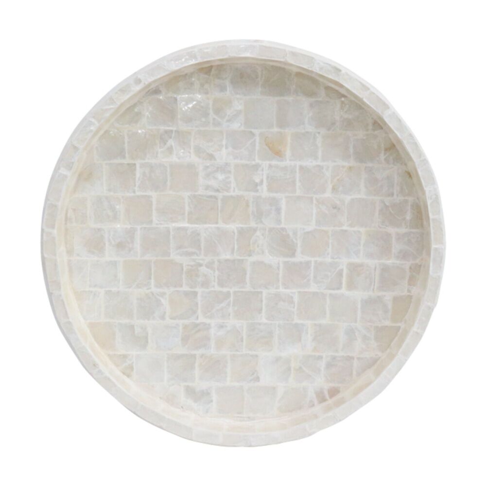 LVD Lazy Susan Edge 25cm - Shell And Bamboo Turntable With Mosaic Design — image 2