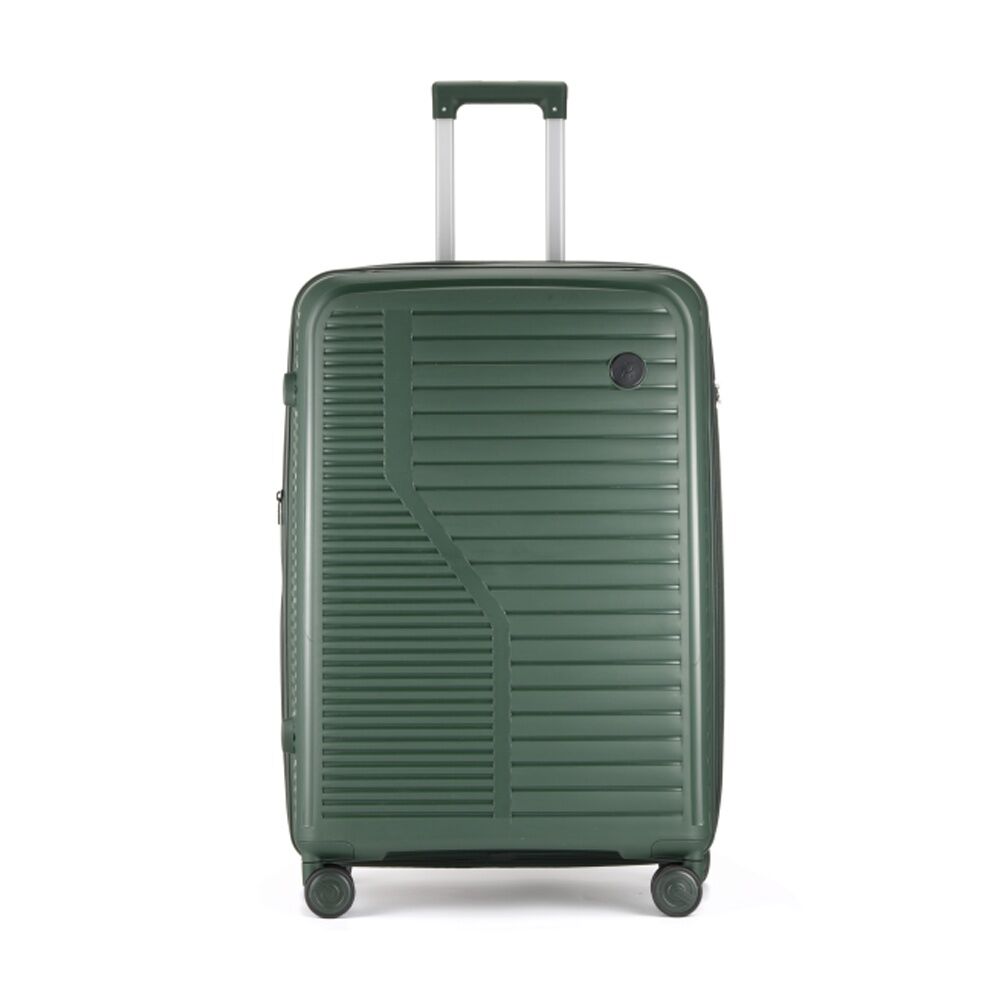 Paklite Contrail Foam Large Luggage TSA Lock Compartments Travel 111L Green