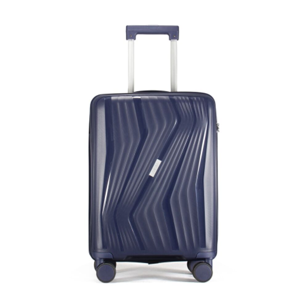 Ipack Paklite Cruise Small Luggage TSA Travel Blue 48L 55X38X23cm