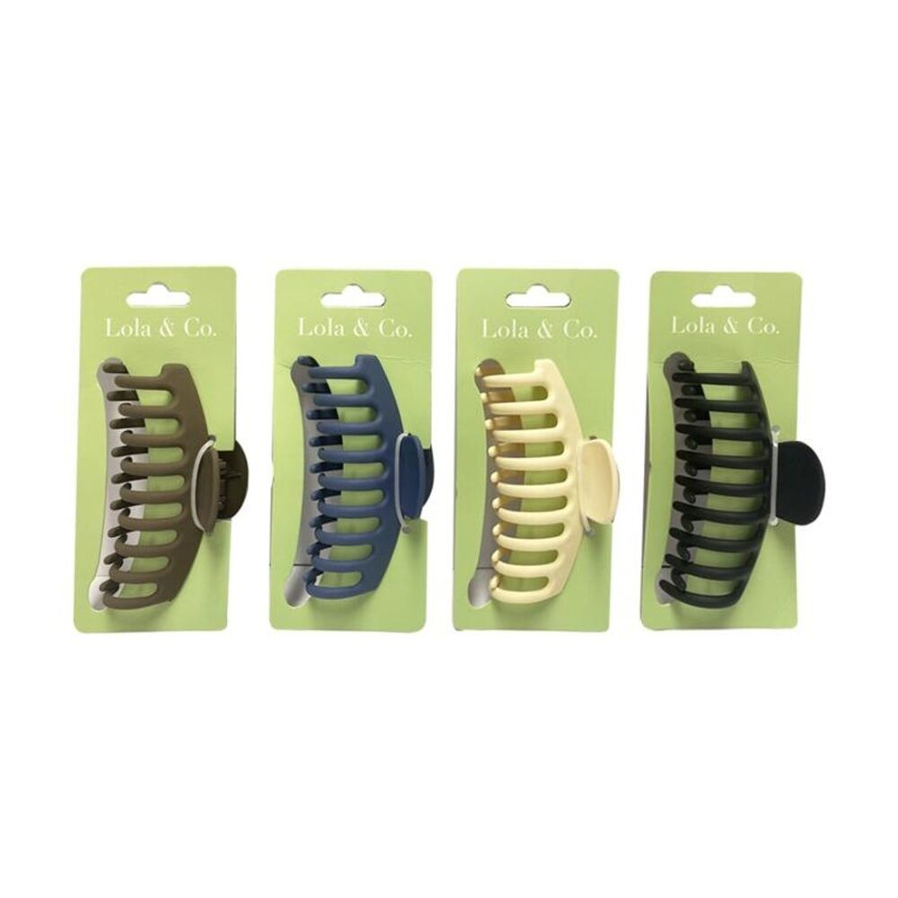 Lola & CO 11cm Hair Claw Clip Women's Accessories Classic Assorted — image 2