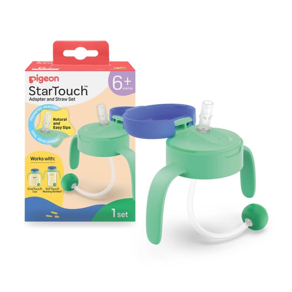 Pigeon Mint To Be StarTouch Adapter & Straw Set For Nursing Bottles/Cups — image 2