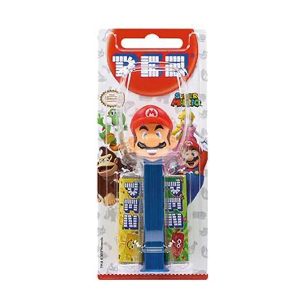 Pez Fruit Flavoured Candy Dispenser Super Mario Edition 17g Assorted (6 Pack) — image 2
