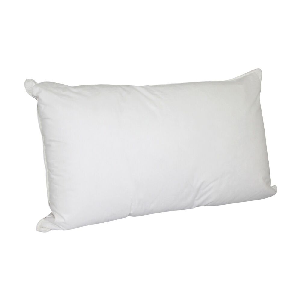 Odyssey Living Microlush Pillow 900gsm White Standard Medium Support (2 Pack)