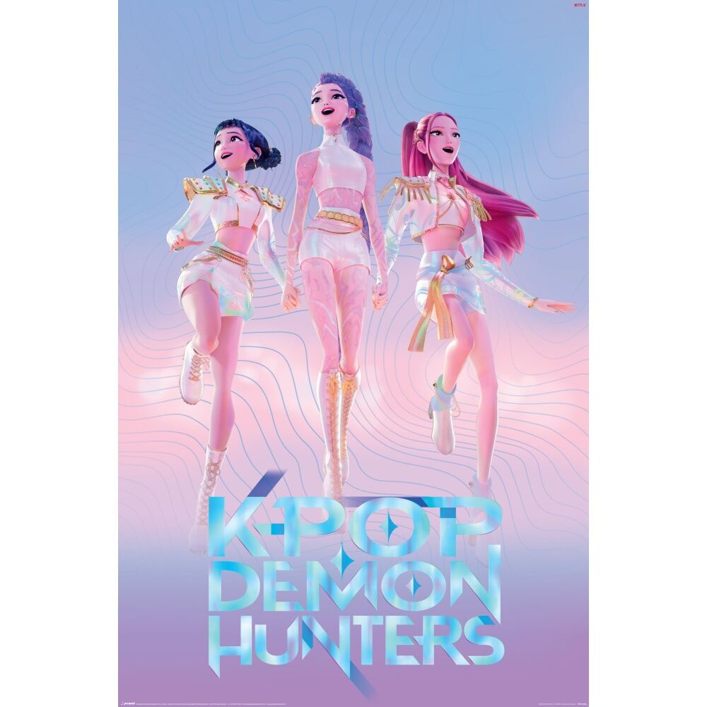 Kpop Demon Hunters 92x61cm Album Regular Wall Poster/Print Decoration