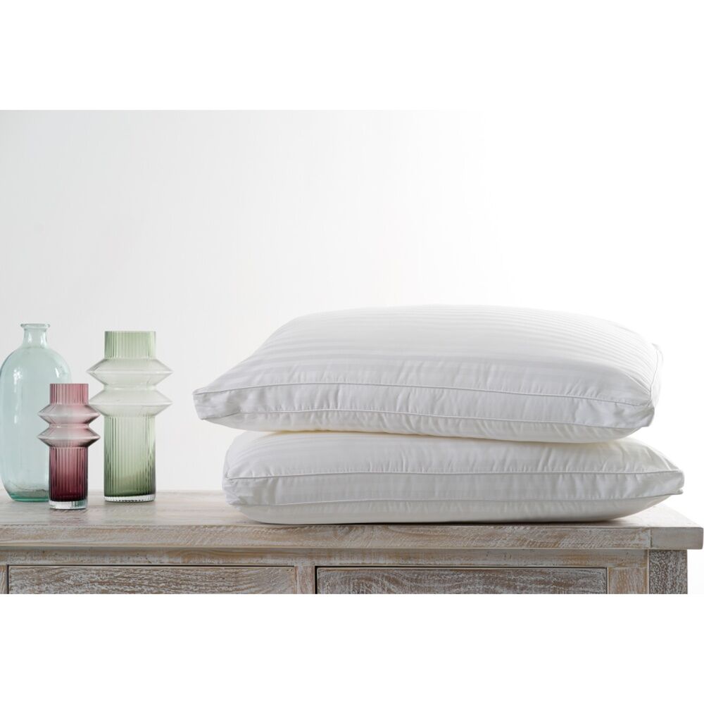 Onkaparinga 2pc Onkaparinga Luxury Antibacterial Pillows Cotton Sateen Cover Breathable (2 Pack) — image 5