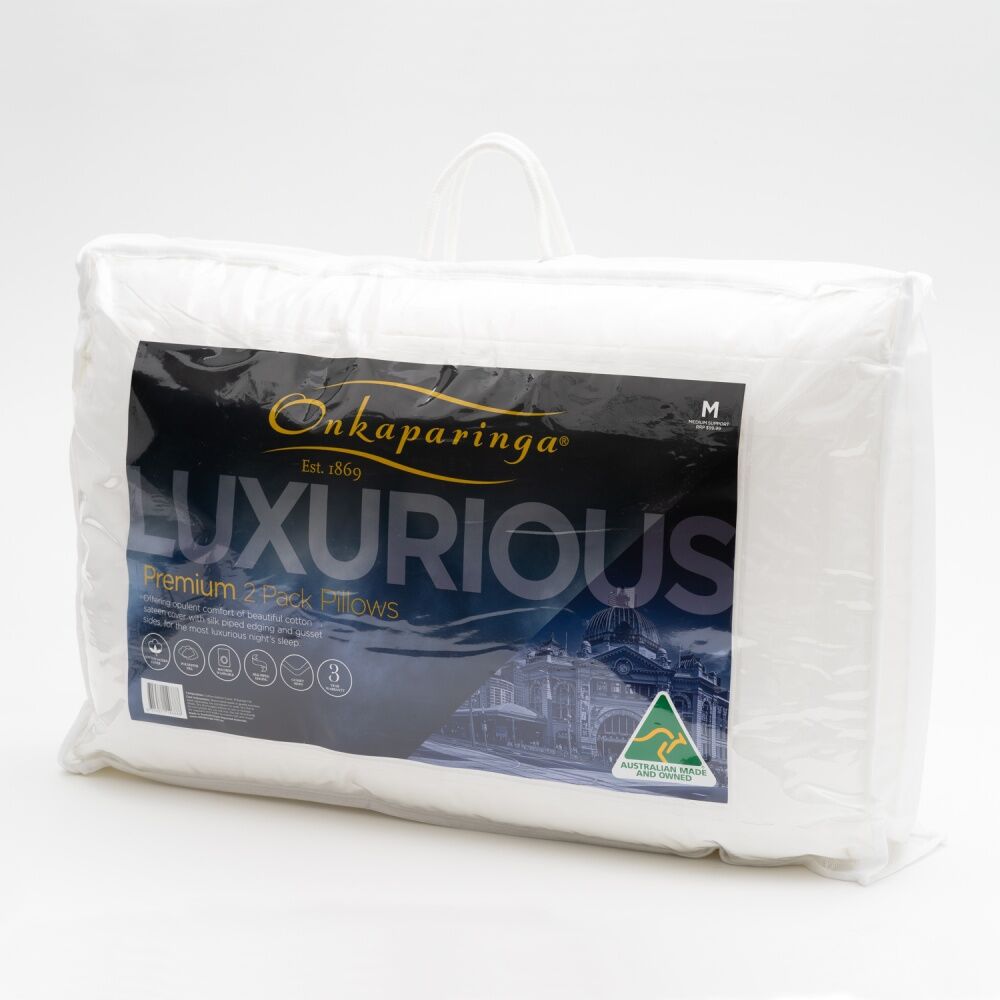 Onkaparinga Luxurious Premium Pillows With Cotton Sateen Cover Soft (2 Pieces) — image 4
