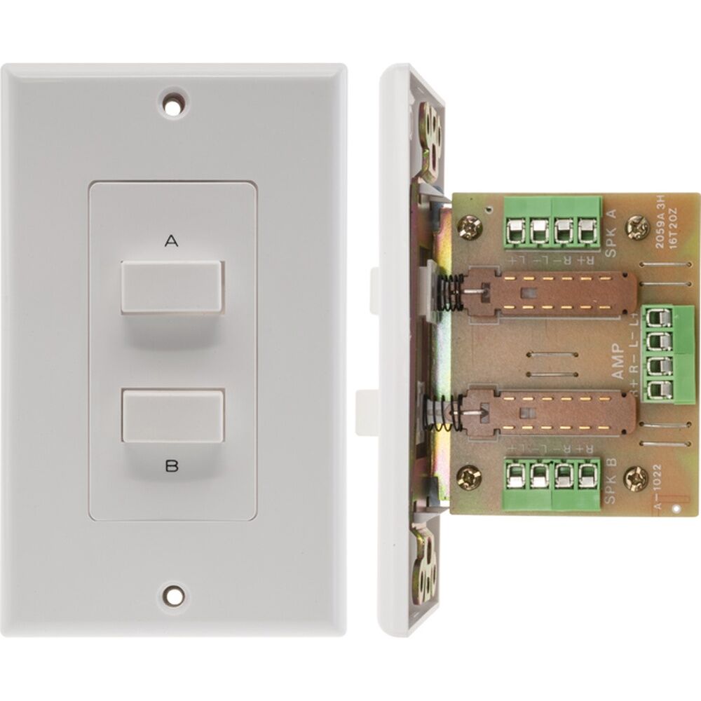 Pro2 a B Or A+B Speaker Selector Wall Plate a Switch 100W Mount Toggle PRO2