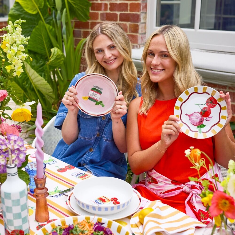 Porto Multicoloured Italian Inspired Valentina Dinner Bowls (4 Pieces) — image 5