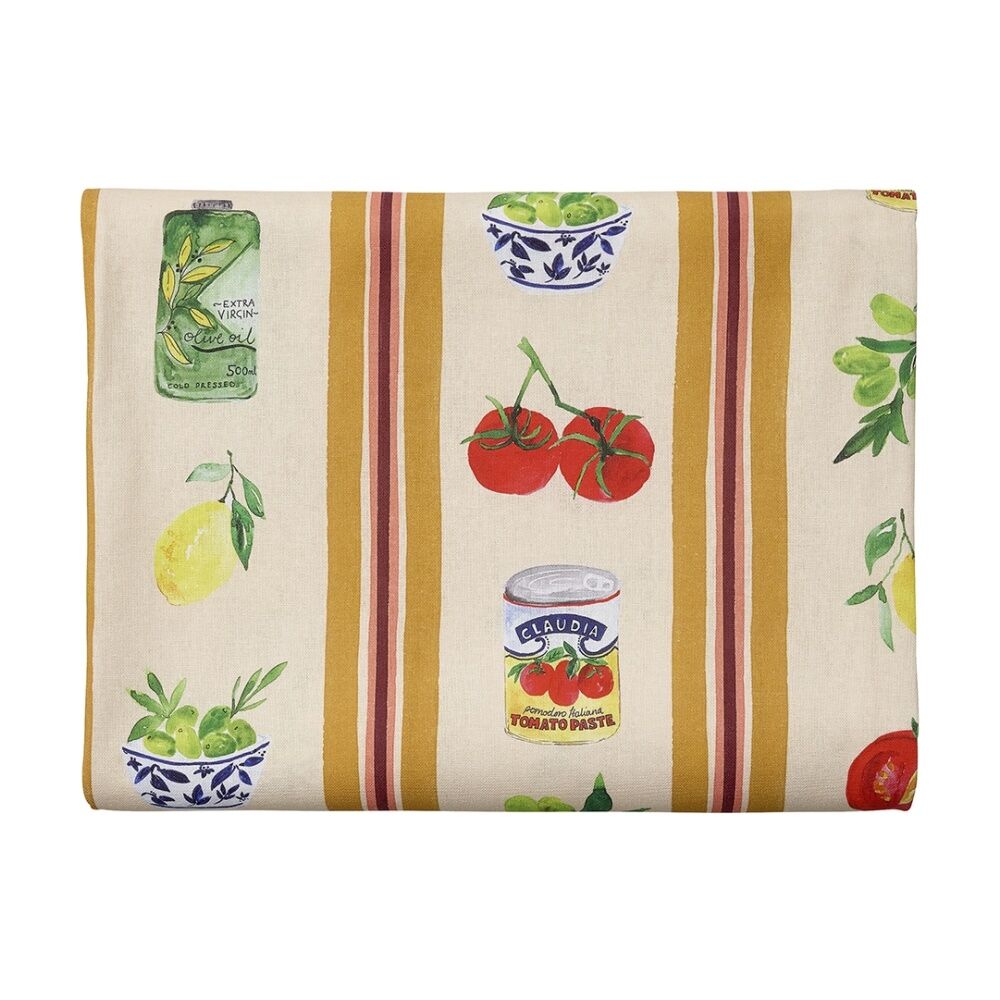 Porto 230x150cm Italian Inspired Food Illustrations Valentina Tablecloth — image 2