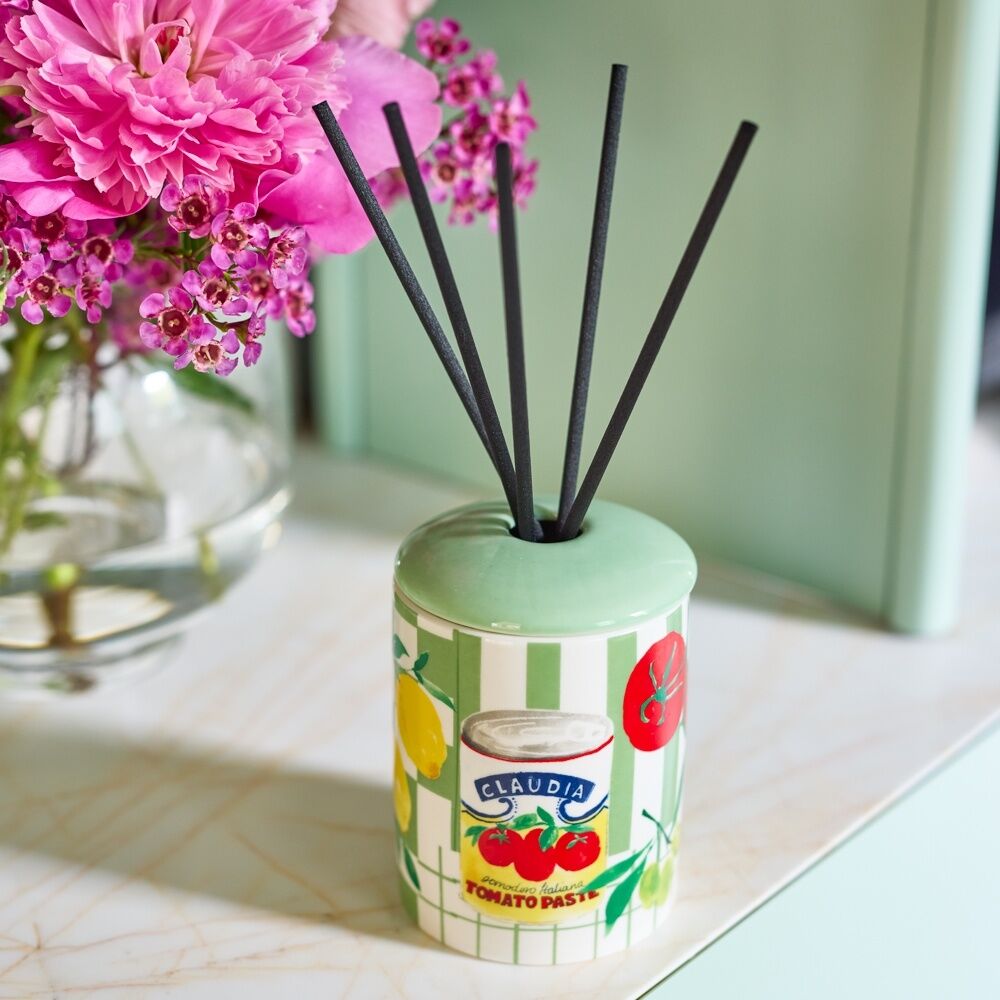 Porto Valentina Ceramicdiffuser 100M - Jasmine Bergamot Patchouli Clary Sage Vanilla Scented Reed Diffuser - Elegant Home Fragrance - 100ml Ceramic — image 2