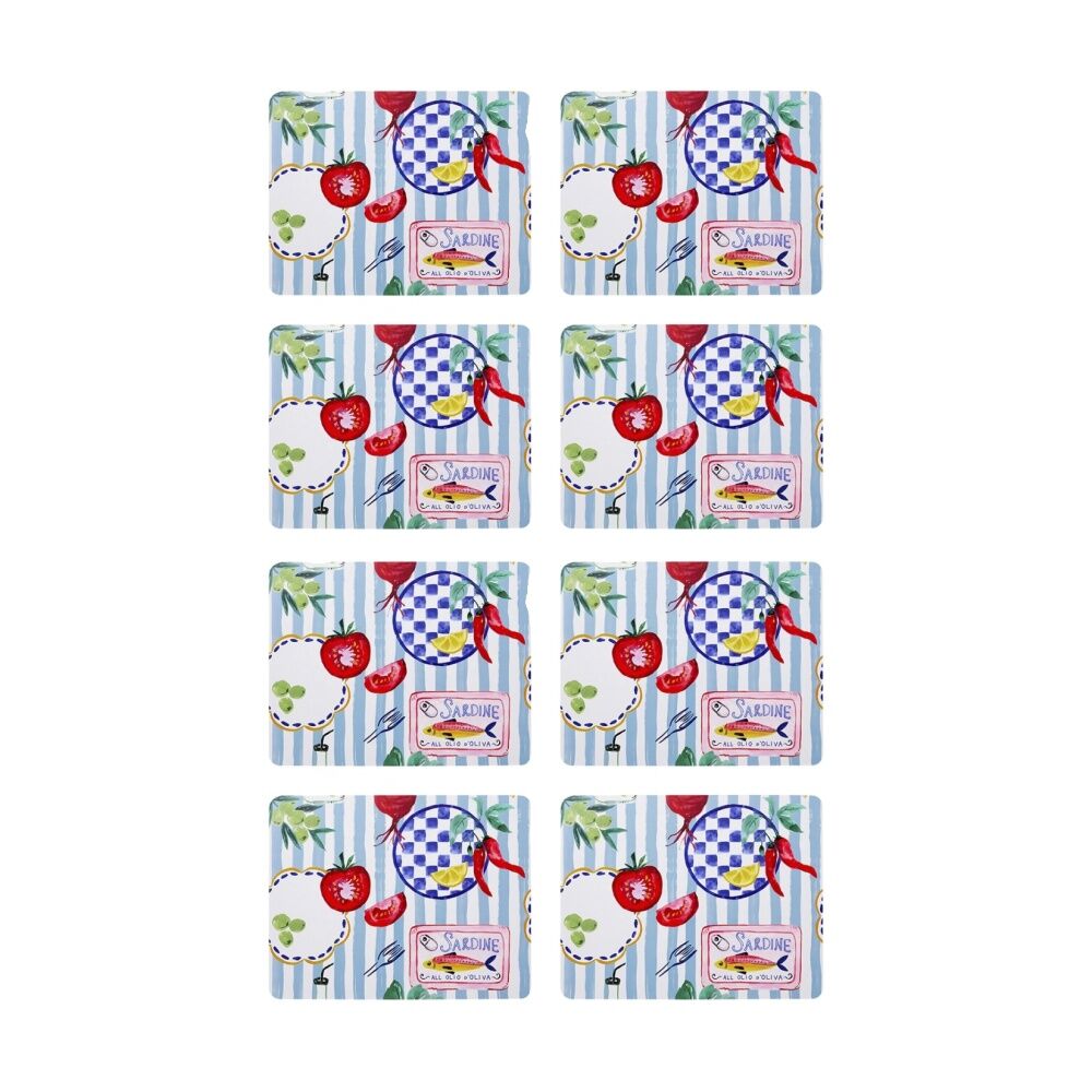 Porto 4pc Porto Cucina Mediterranean Rectangle Dinner Placemats 34x26.5cm (2 Pack)