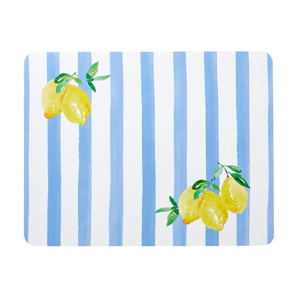 Porto Limone Lemon & Blue Stripe Dinner Placemats 34x26.5cm (4 Pieces) — image 2