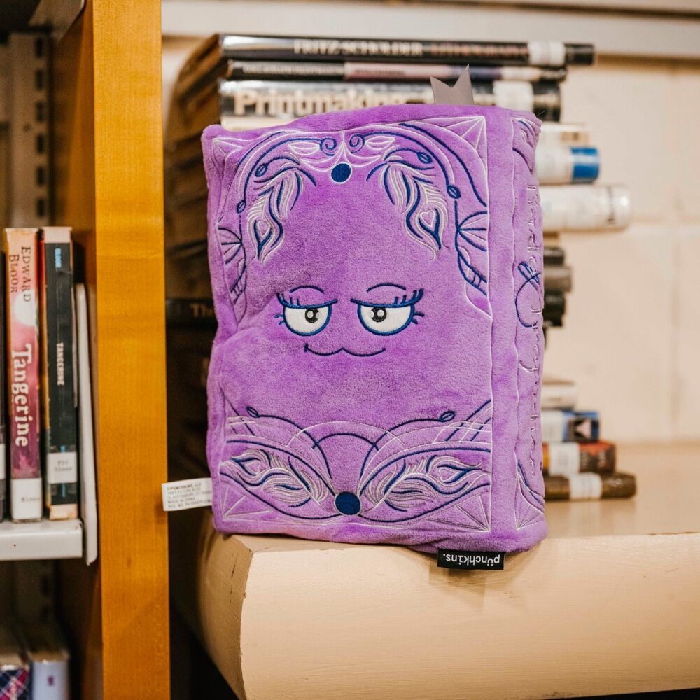 Punchkins Purple XL Booksies Pride And Prejudice Plush Book Blanket Cushion — image 6