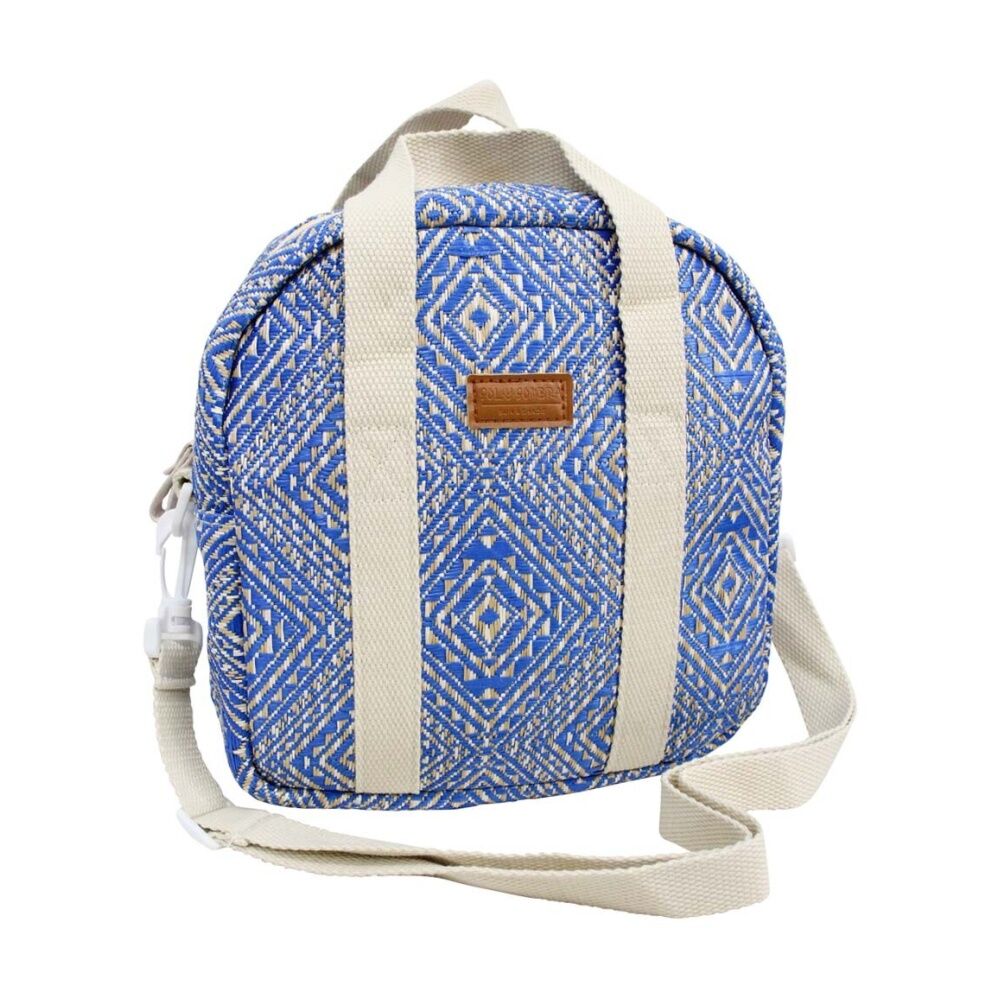 LVD Blue Santorini Insulated School/Work Lunch Cooler Storage Travel Bag