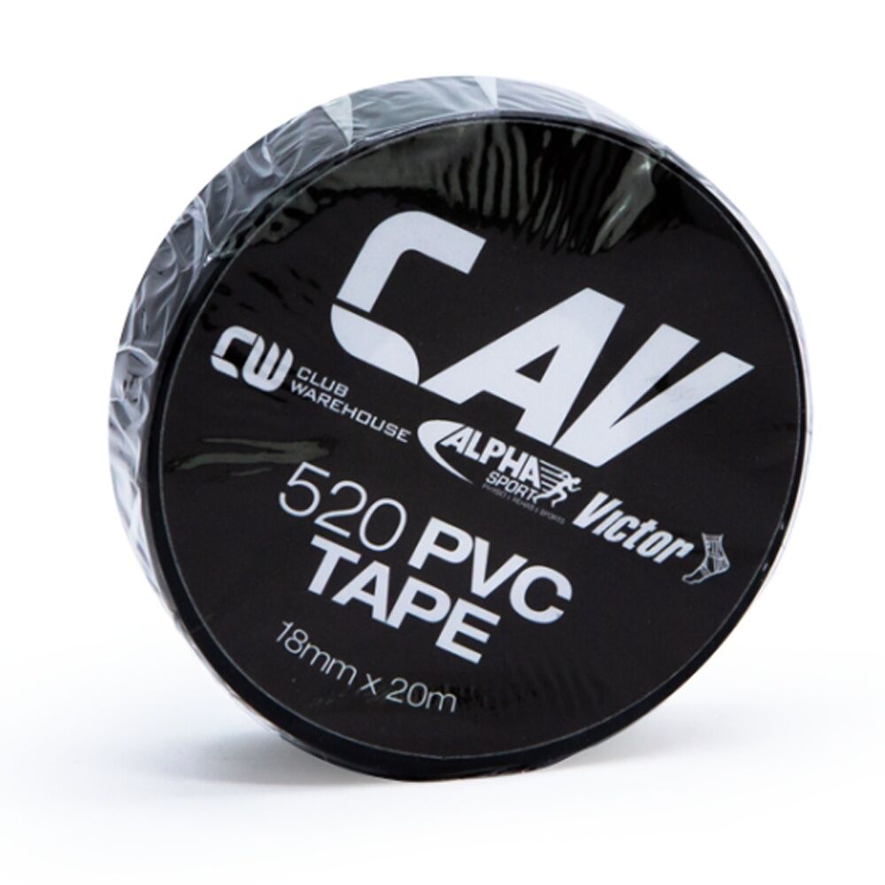 Victor Sports Victor PVC Electrical Tape 18mm x 20m Roll - Heavy Duty Insulation Tape Black PVC Material