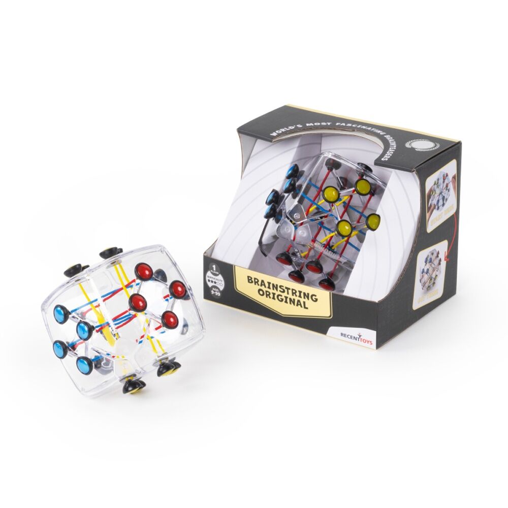 Recent Toys Brainstring Original - Six Sides With Three Colored String Groups - Untangle And Swap Strings Without Knots - Ages 9 To 99 Puzzle — image 2