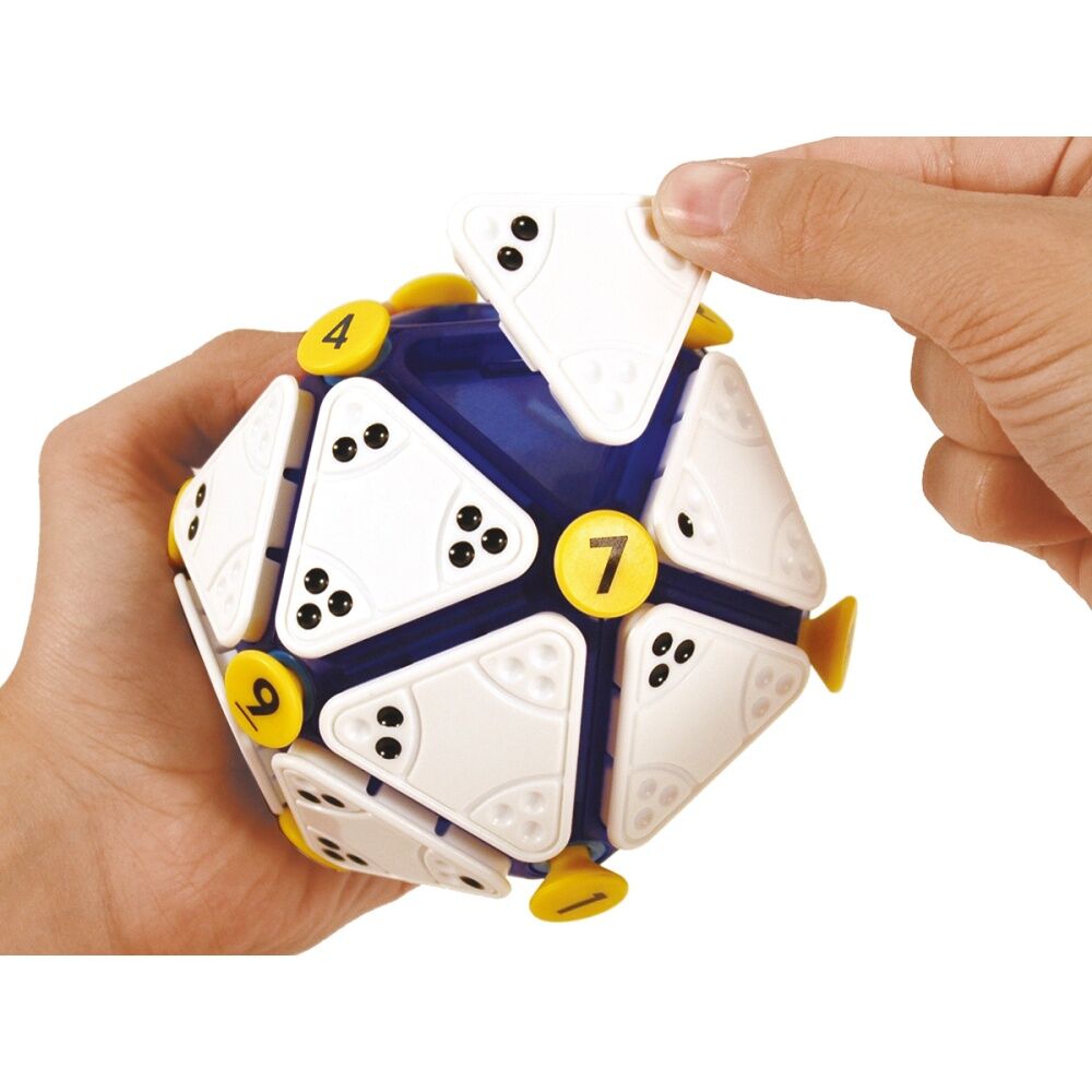 Recent Toys Icosoku - Matching Dots To Numbers Puzzle - Swap Tiles To Build Challenges - White Blue Yellow Color Scheme - Ages 9 To 99 — image 8