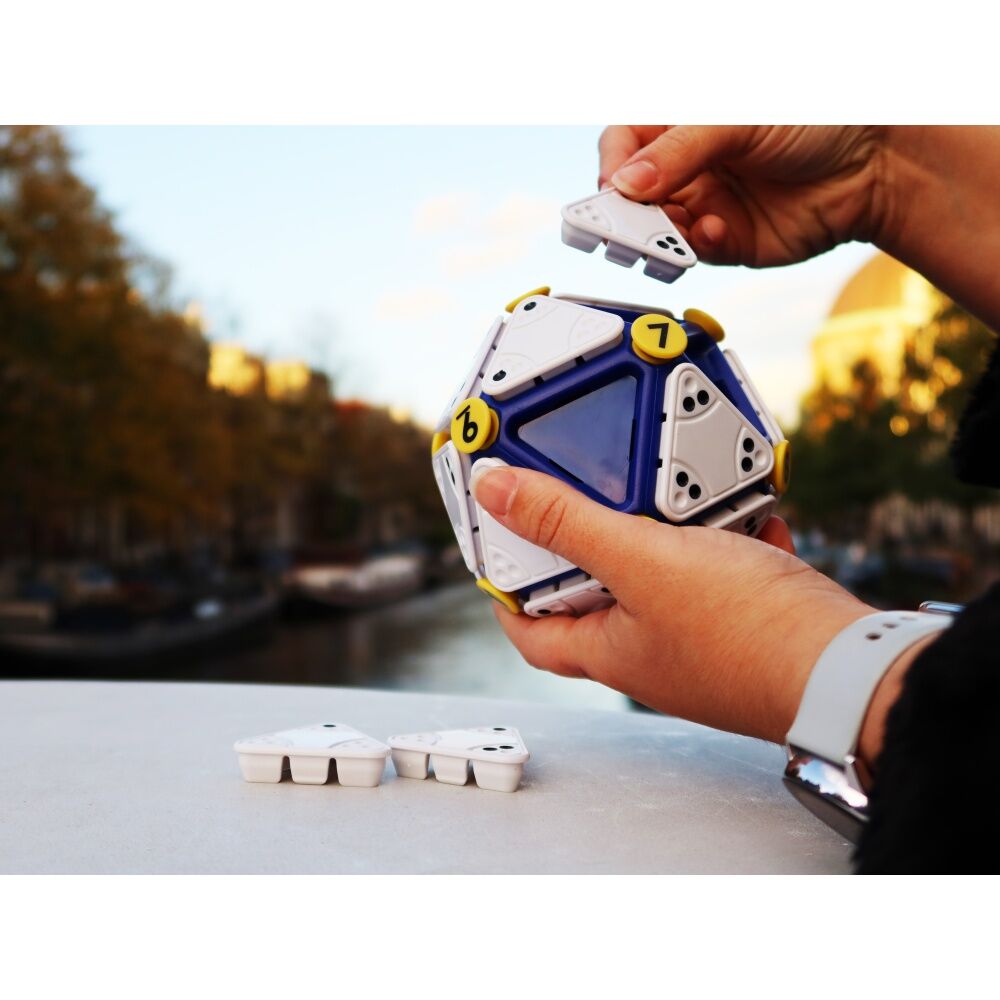 Recent Toys Icosoku - Matching Dots To Numbers Puzzle - Swap Tiles To Build Challenges - White Blue Yellow Color Scheme - Ages 9 To 99 — image 10