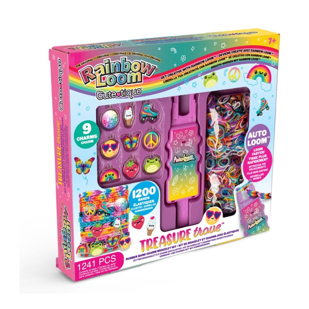 Rainbow Loom 1241pc Treasure Trove Cute-tique Bracelet Kit Craft Set Kids — image 2