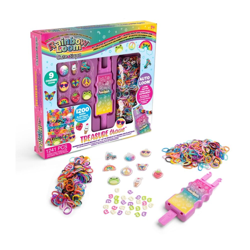 Rainbow Loom 1241pc Treasure Trove Cute-tique Bracelet Kit Craft Set Kids — image 4