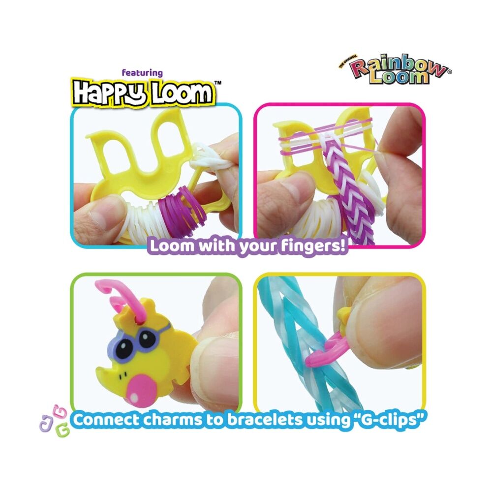 Rainbow Loom 2326pc Loomi-Pals Mini Combo Case Bracelet Kit Craft Set Kids — image 6