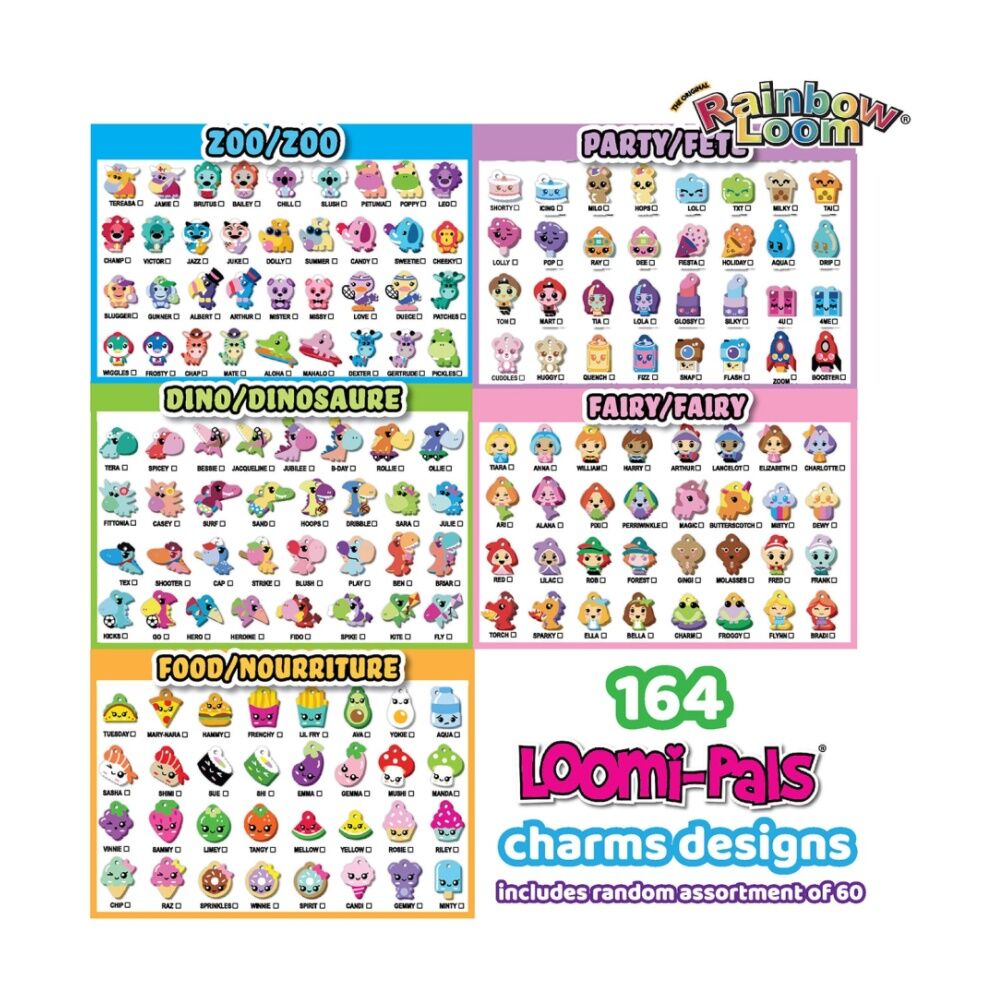 Rainbow Loom 2326pc Loomi-Pals Mini Combo Case Bracelet Kit Craft Set Kids — image 7