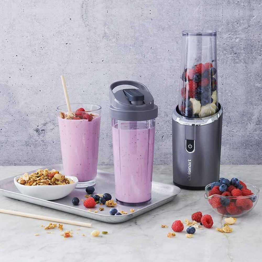 Cuisinart Cordless Electric Smoothie/Shake Personal Blender Gunmetal Grey — image 5