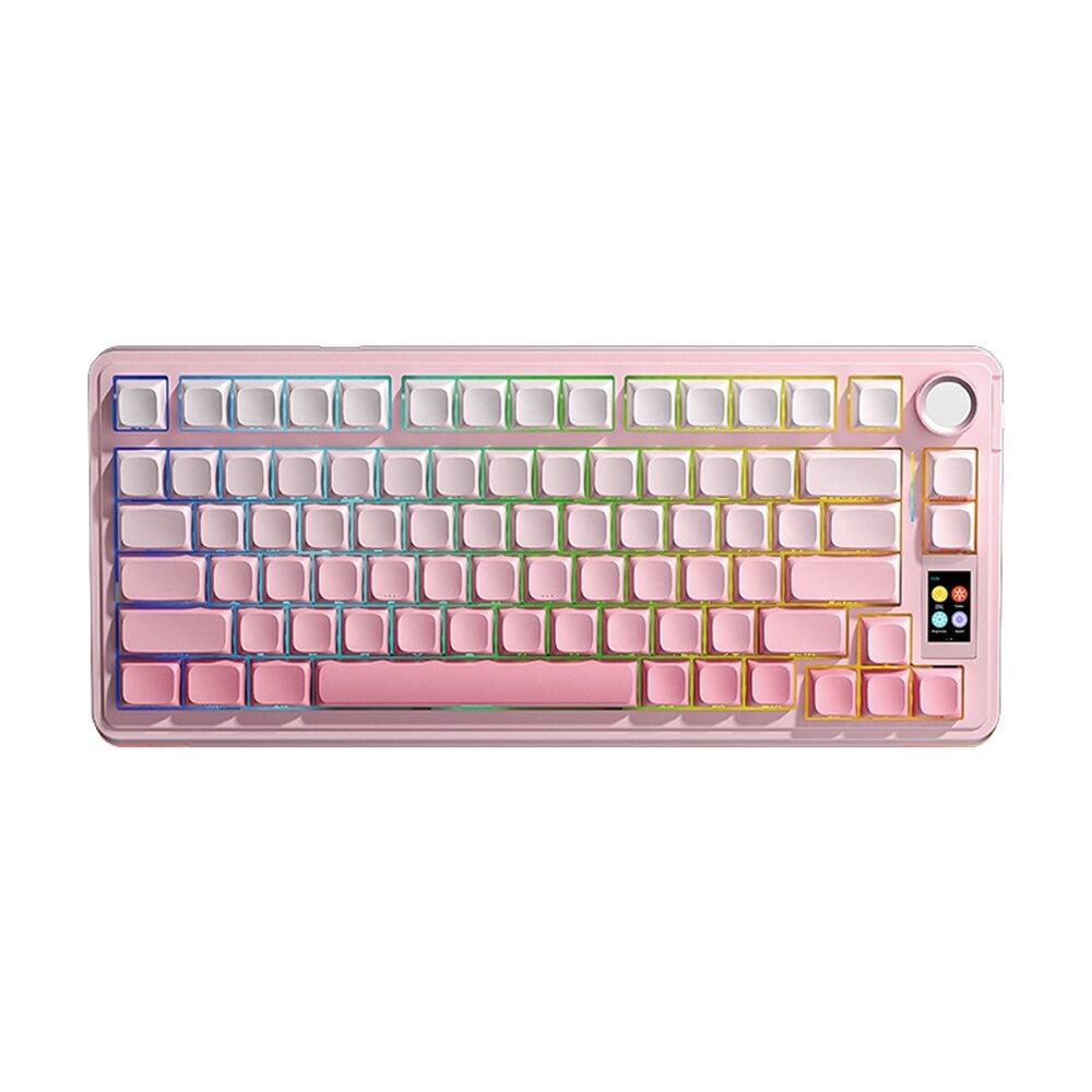 Aula Pink S75 PRO Wireless Tri-Mode Gasket RGB Mechanical Keyboard