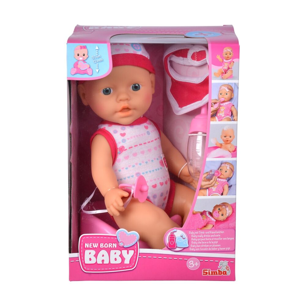 Simba New Born Baby Darling Doll Soft Nurturing Play Kids Assorted 3y+ Simba