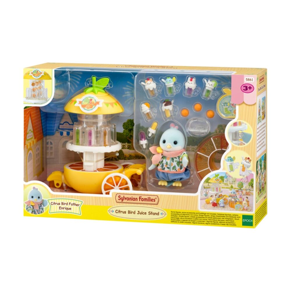 Sylvanian Families Kids/Toddler Toy 3y+ Citrus Bird Juice Stand Figurine Playset — image 2