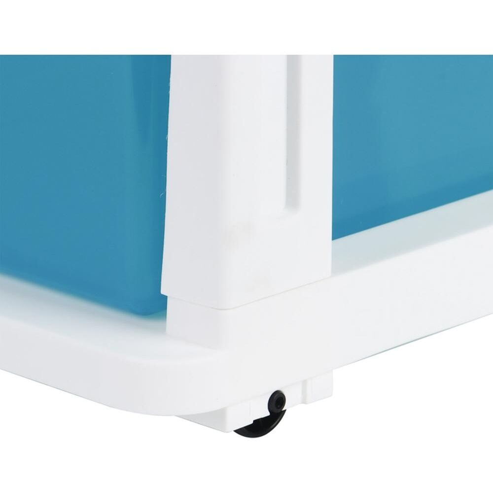 Braz Multi Colour Plastic Stackable 4 Drawer Compact Storage Organiser — image 3