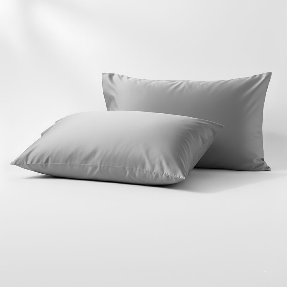 Renee Taylor 400TC Egyptian Cotton Sheet Set w/ Pillowcase Light Grey Deep King — image 5