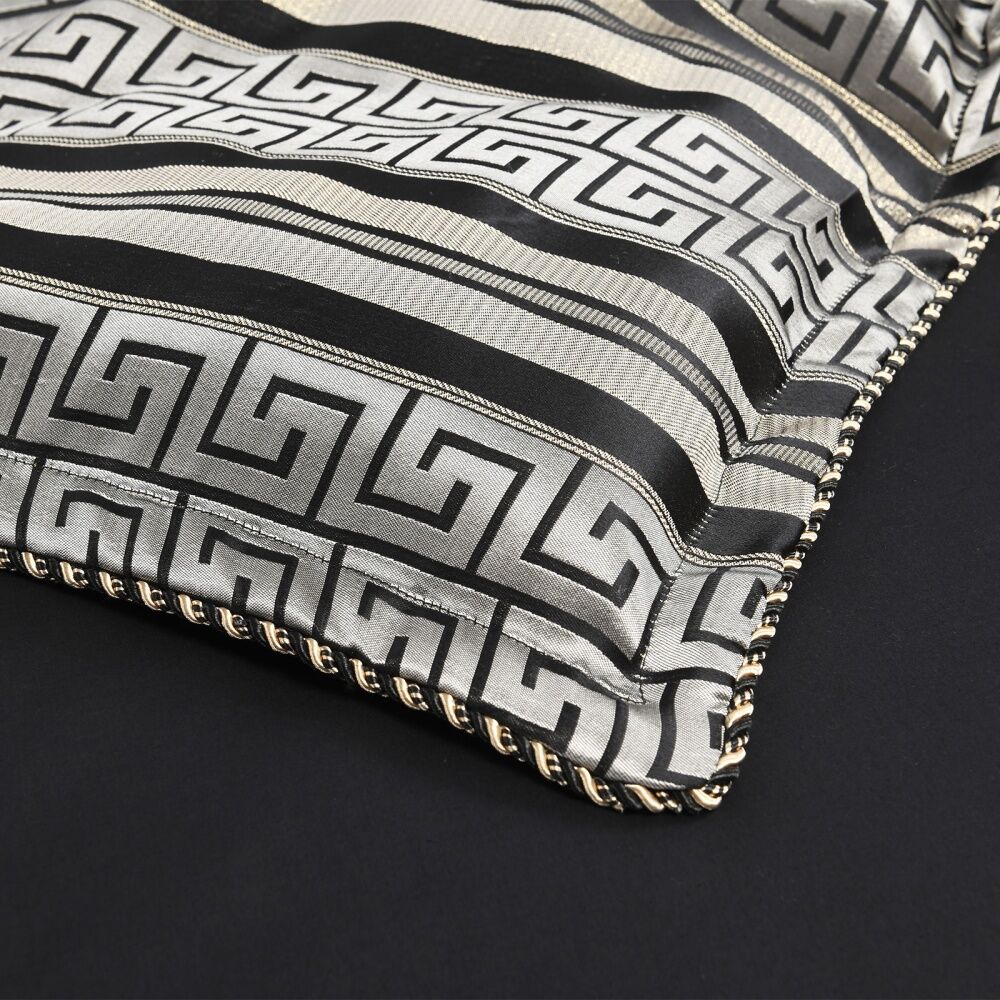 Renee Taylor Regalia Collection Mayana Cushion Champenge Silver & Black 45x45cm — image 5